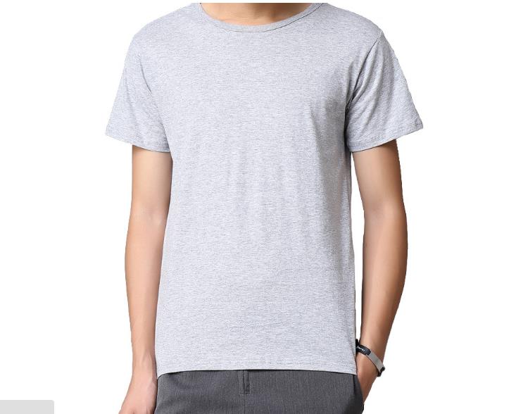 Soft basic modal men t-short custom