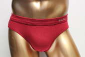  Pure color men's cartoon briefs