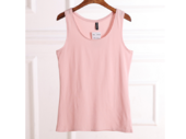 China factory pure color cotton elastane camisole ladies